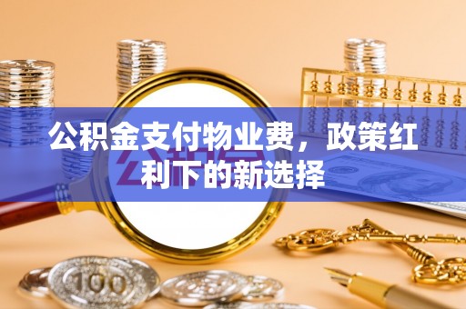汝城公积金支付物业费，政策红利下的新选择