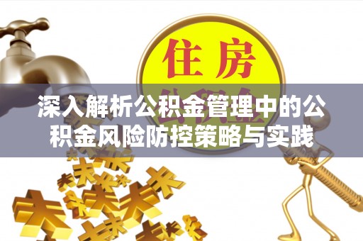 汝城深入解析公积金管理中的公积金风险防控策略与实践