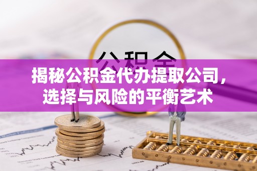 汝城揭秘公积金代办提取公司，选择与风险的平衡艺术