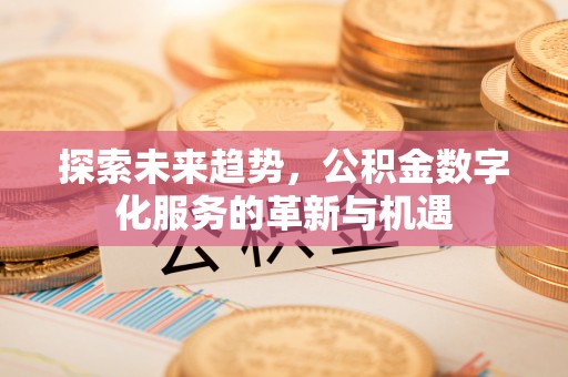 汝城探索未来趋势，公积金数字化服务的革新与机遇